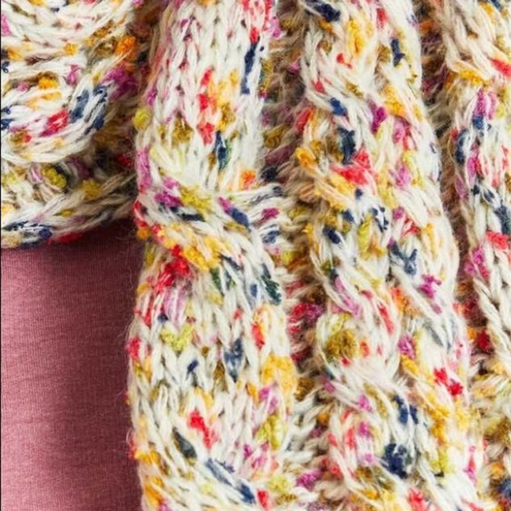 Multicolor Knit Scarf